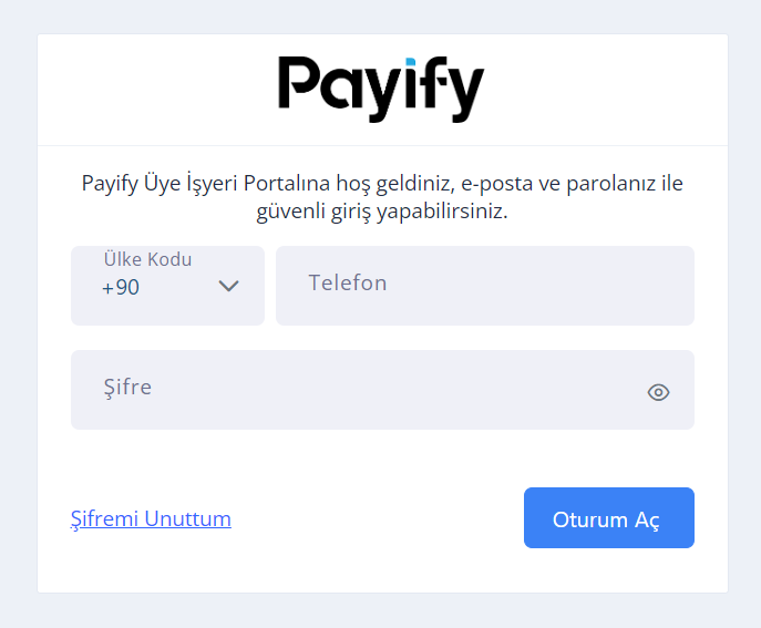 Giriş Yapın